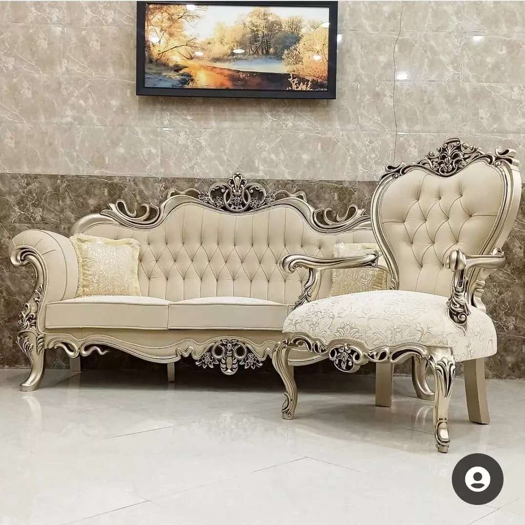 مبل افسون چوب سوپر راش گردو جلومبلی عسلی ست مبل