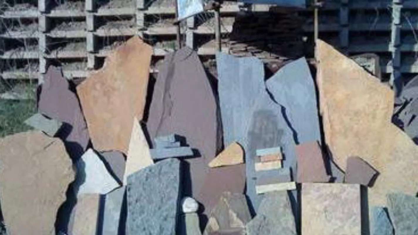 Sheet rubble stone