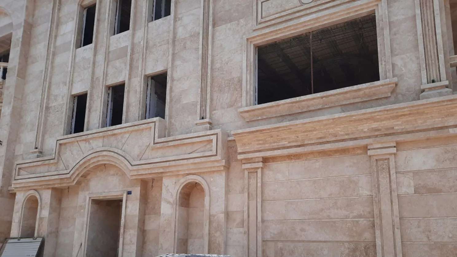 Stone facade