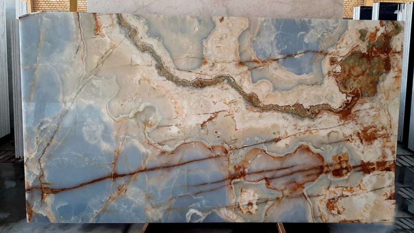 Slab stone and Bahmani marble