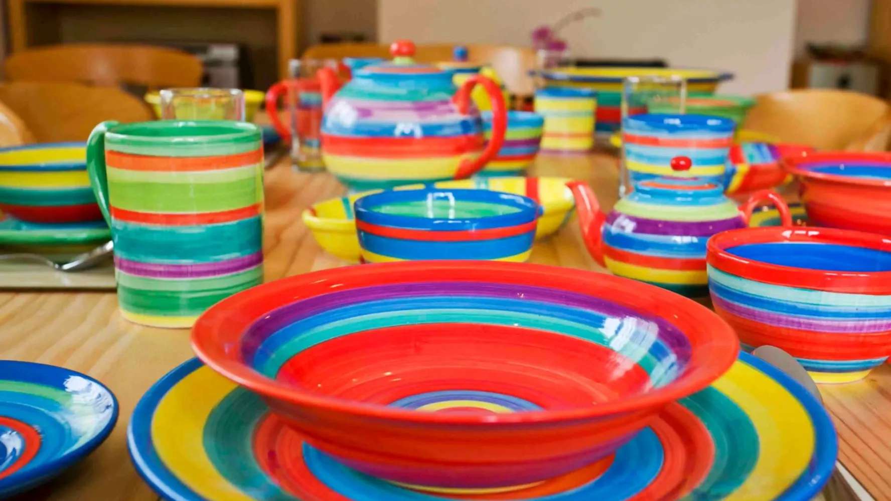 Ceramic dishes and unique accessories