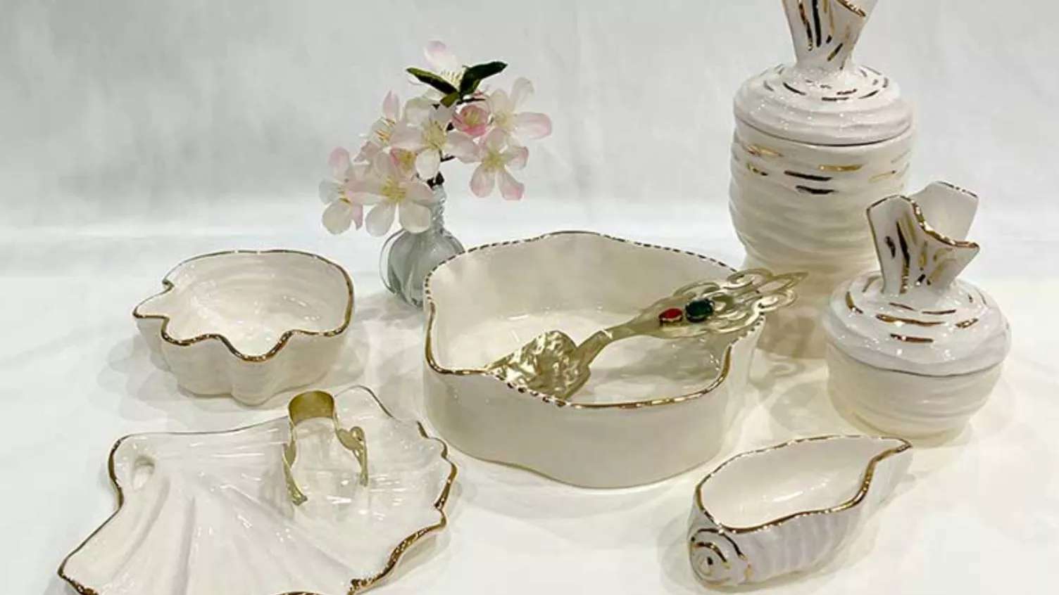 Ceramic dishes and unique accessories