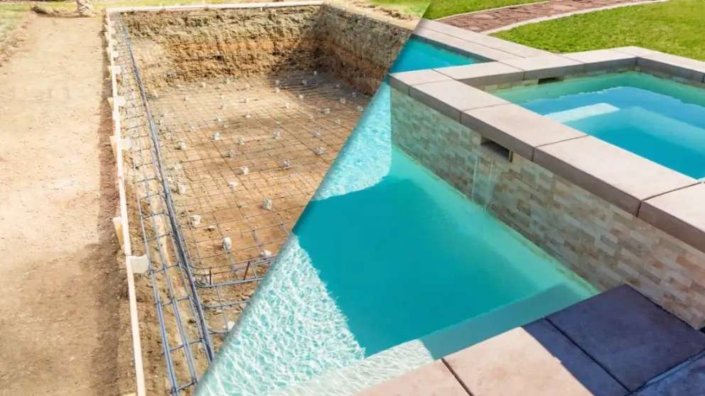 Construction of a swimming pool and jacuzzi Mr. Atsakhr