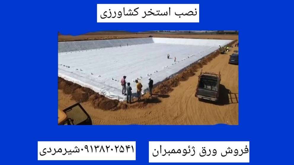 Geomembrane agricultural pool