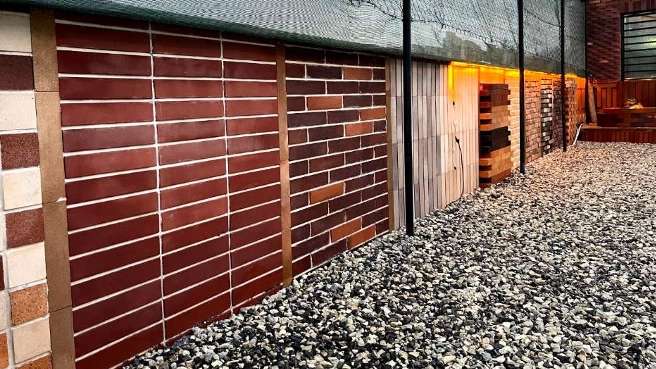 Brick wall of Ajar city