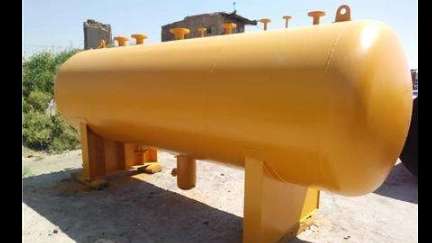 Mahd Mashin Afshan'daki sıvılaştırılmış gaz tankları