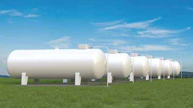 Mahdmashin Afshan'ın sıvılaştırılmış gaz tankları