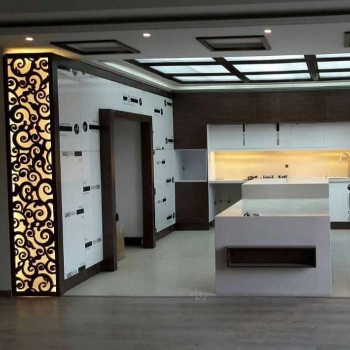 وسایل چوبی وام دی اف در دکوراسیون چوبین در همدان