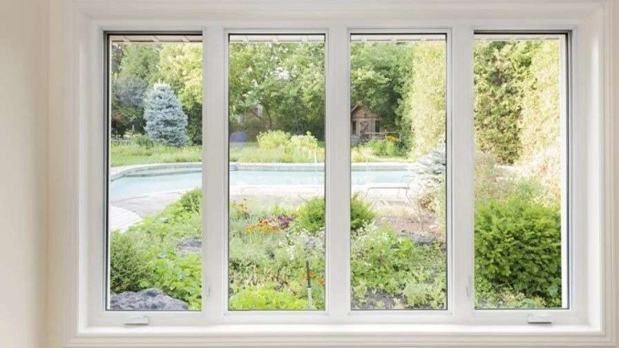 نافذة زجاجية مزدوجة UPVC