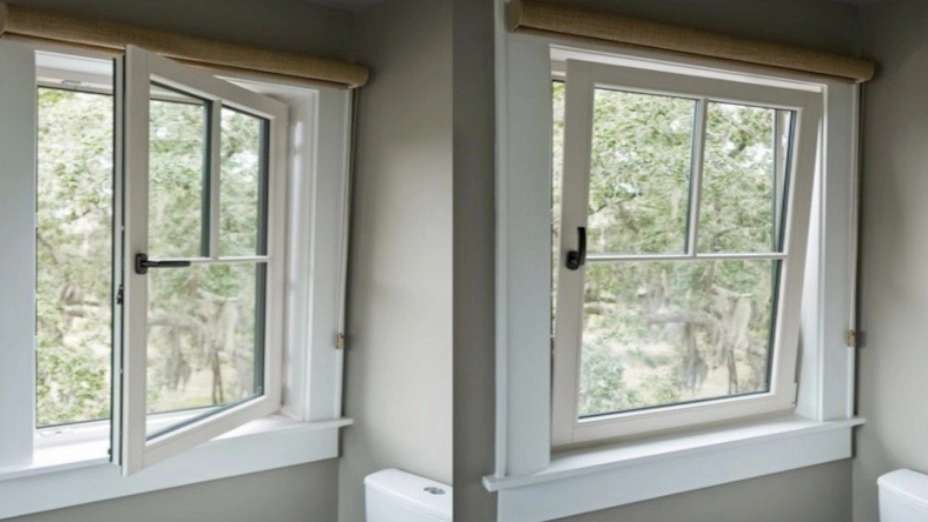 نافذة زجاجية مزدوجة UPVC