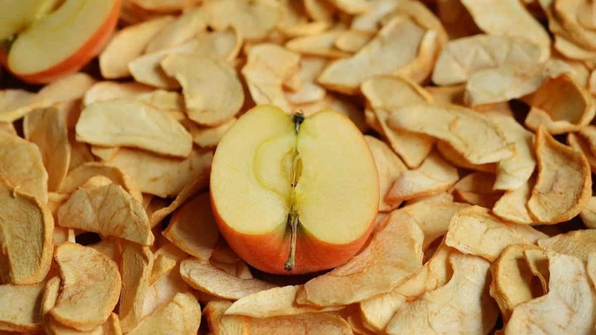 Golden dried fruit