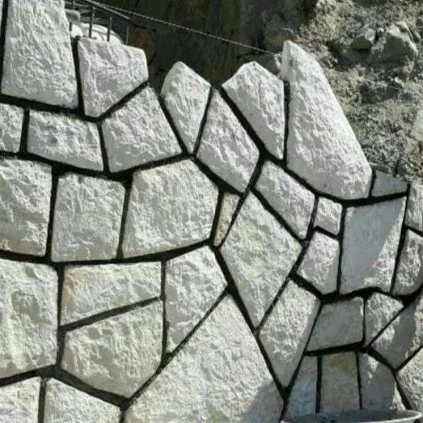 فروش انواع سنگ لاشه سفید اصفهان غفوری
