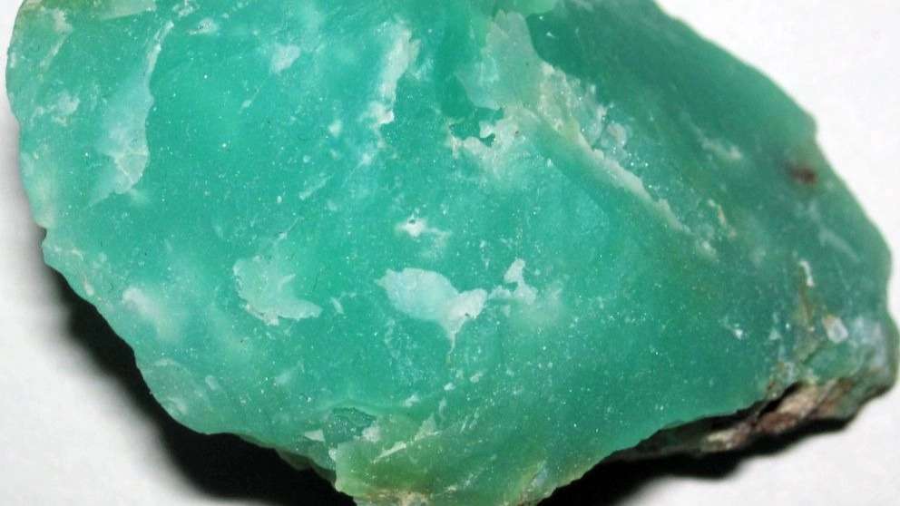Green moss opal and dendrite