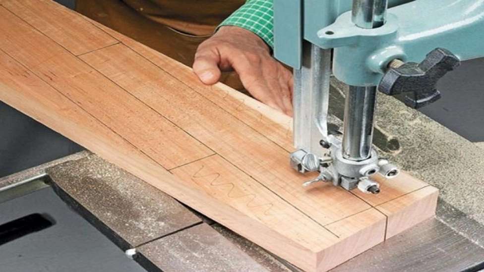 Band saws and turning tools