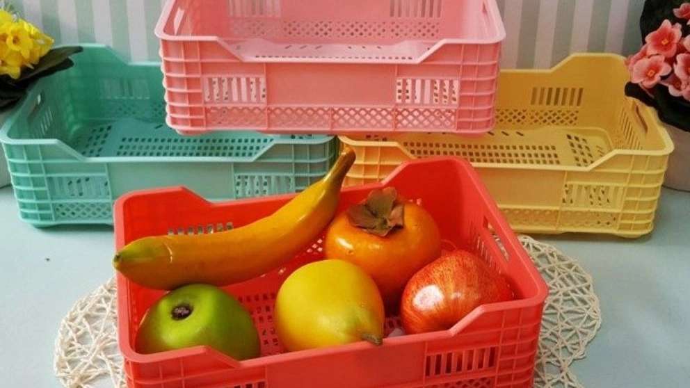 Aminplast fruit basket production