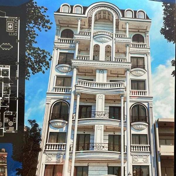 نما کاری ساختمان صبوری اجرای نما رومی سیمانی و مدرن در نوشهر مازندران