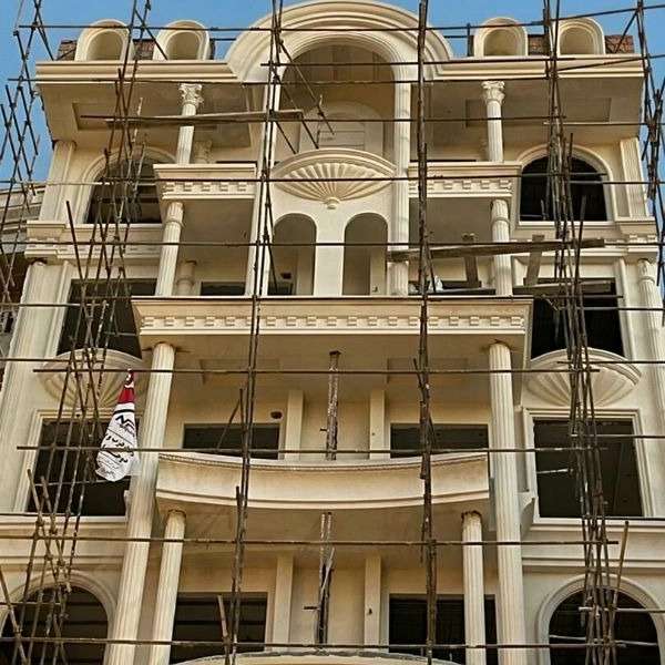 نما کاری ساختمان صبوری اجرای نما رومی سیمانی و مدرن در نوشهر مازندران