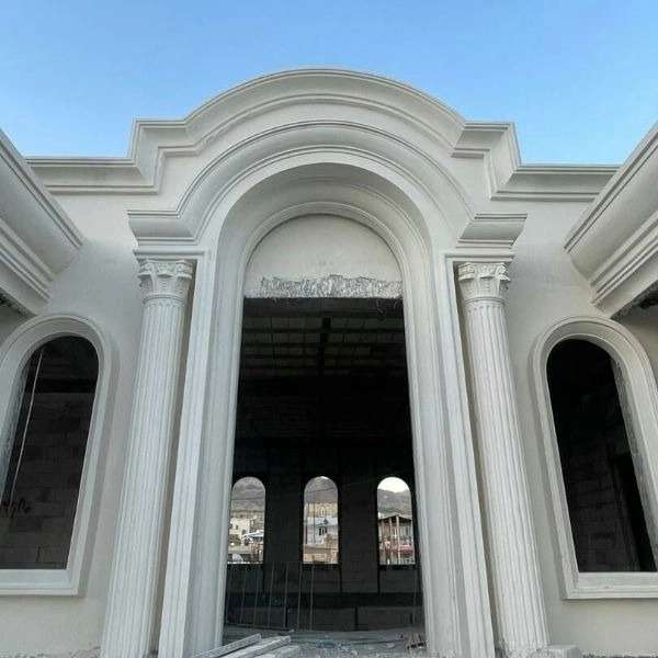 نما کاری ساختمان صبوری اجرای نما رومی سیمانی و مدرن در نوشهر مازندران