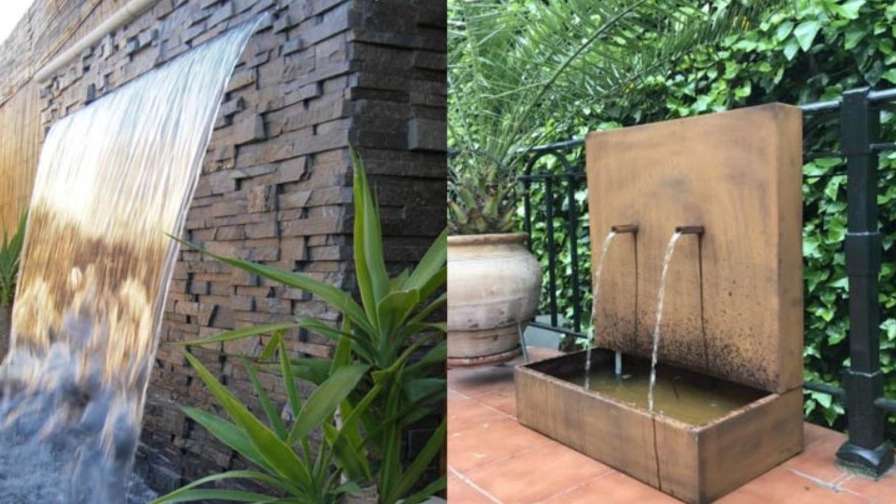 Waterfall fountain and Taha pond