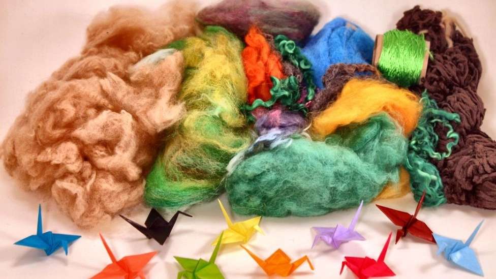 Akan Yumosh fancy yarn and coil