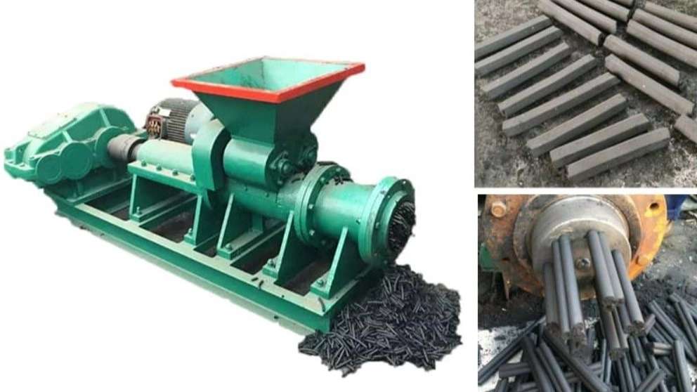 Advanced compressed coal production machine