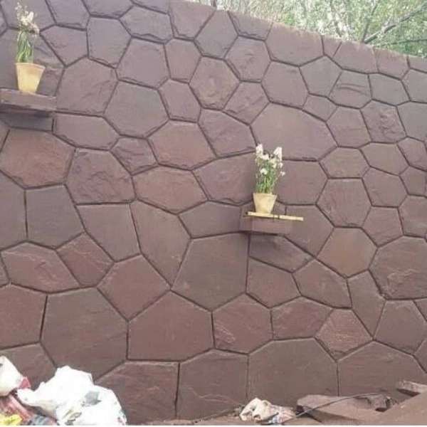 اجرای سنگ ورقه ای