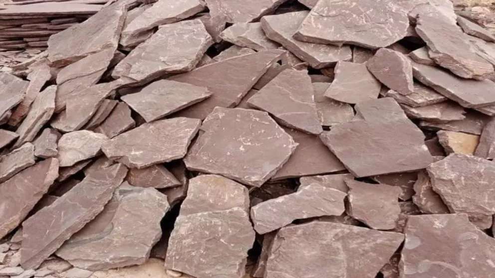 Sheet stone rubble in Tehran