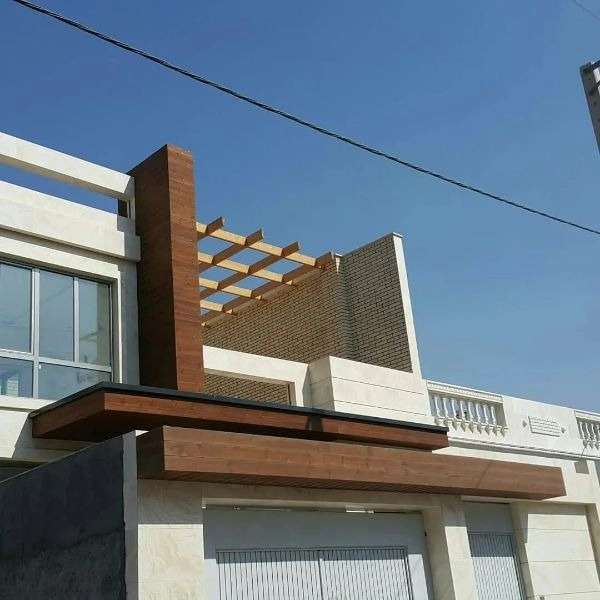 اجرای نصب چوب ترموود سیرجان گروه معماران اریکه خضری پور در کرمان