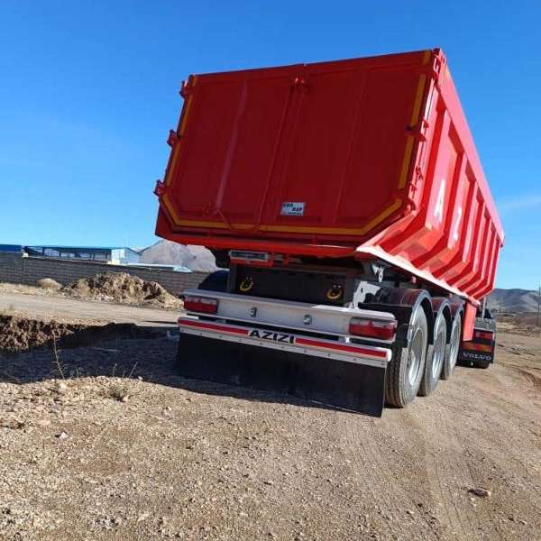 سازنده انواع تریلرهای دو محور سه محور کمپرس عزیزی در ملایر