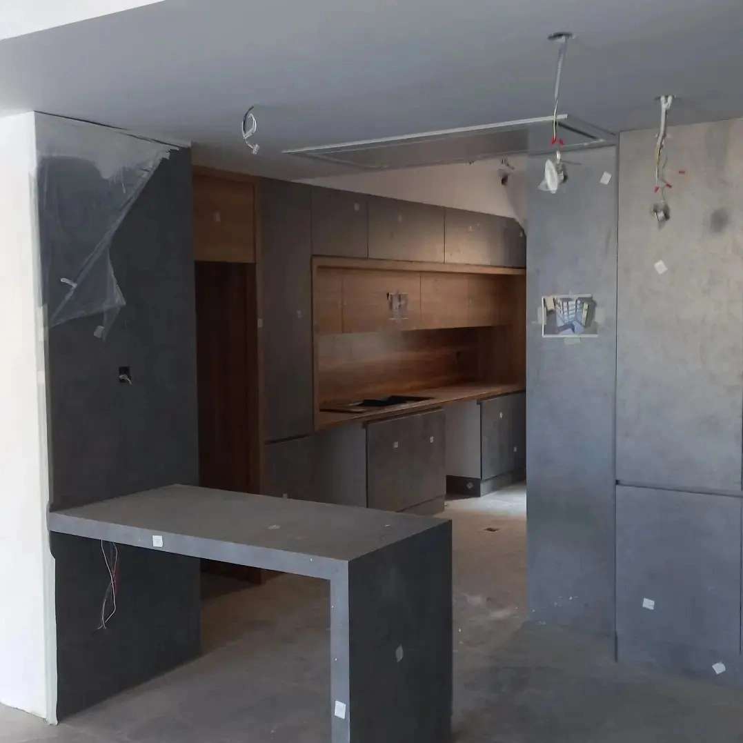 اجرا شده کابینت های پروژه زایده رود شمس ابادی