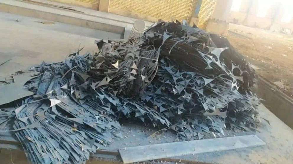 Babakhani iron waste