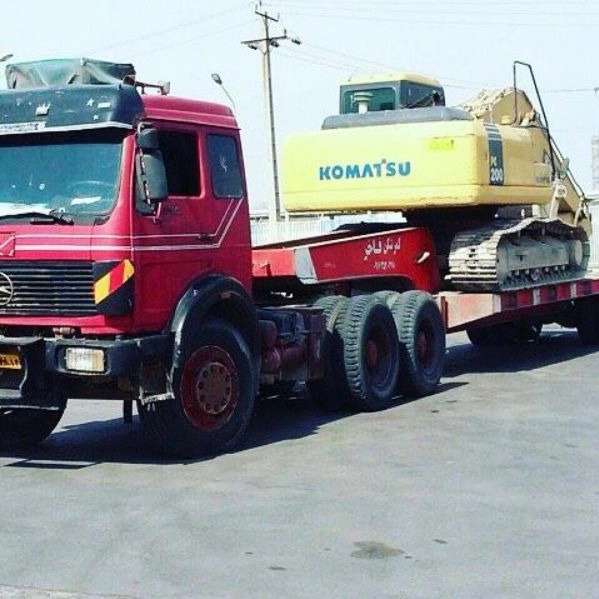 حمل و نقل بار ترافیکی کمرشکن فاخر