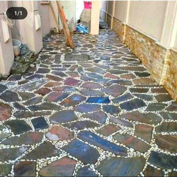 اجرا و فروش سنگ لاشه مالون سنگ ورقه ای خیرمحمدی