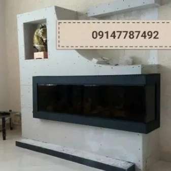 شومینه های ۹۰درجه یا Lمدرن(برقی،گازی)