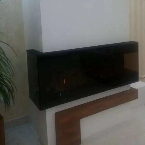 شومینه های ۹۰درجه یا Lمدرن(برقی،گازی)