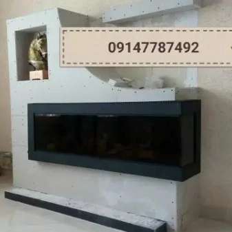 شومینه های ۹۰درجه یا Lمدرن(برقی،گازی)