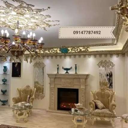 شومینه های کلاسیک(برقی،گازی،چدنی)با فرم چوب و سنگ
