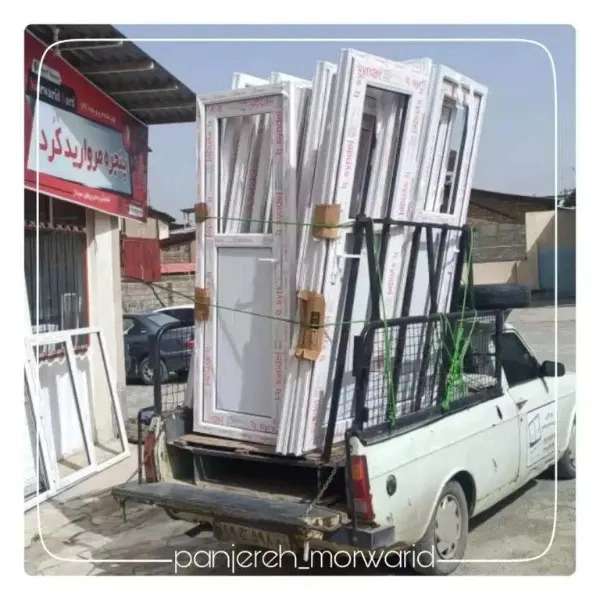 درب توری و شیشه تک جداره