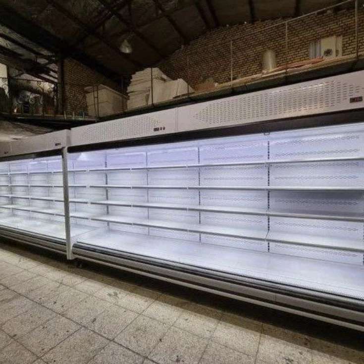 کولاک سرما، تولید یخچال صنعتی فروشگاهی سردخانه هاپیر مارکت در کرج