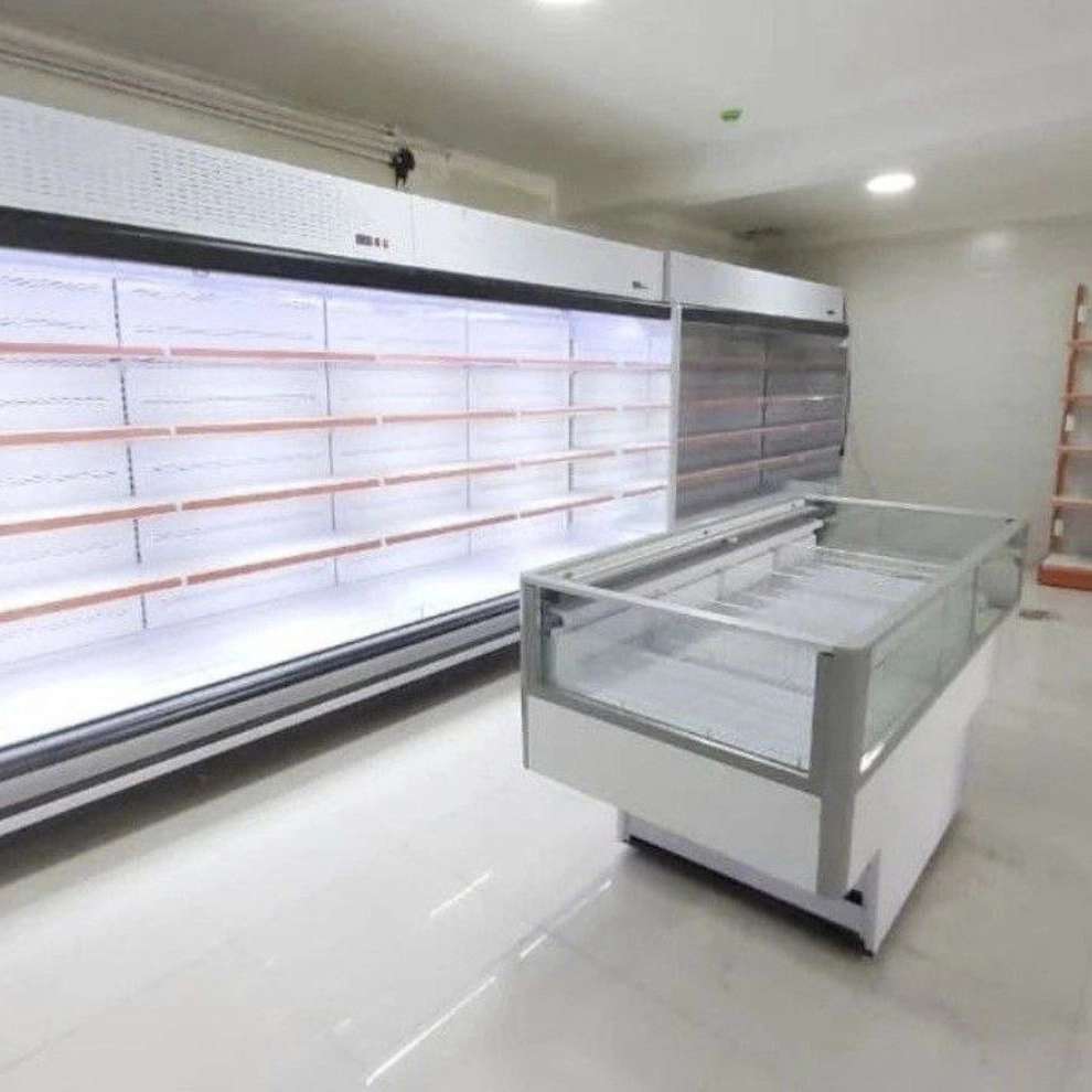 کولاک سرما، تولید یخچال صنعتی فروشگاهی سردخانه هاپیر مارکت در کرج