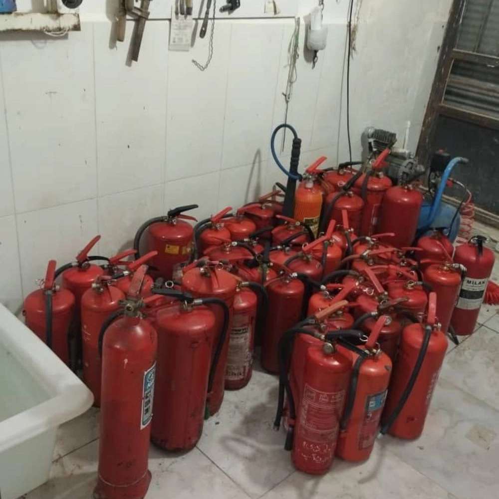 کارگاه شارژ کپسول های آتش نشانی ضد شعله آذربایجان