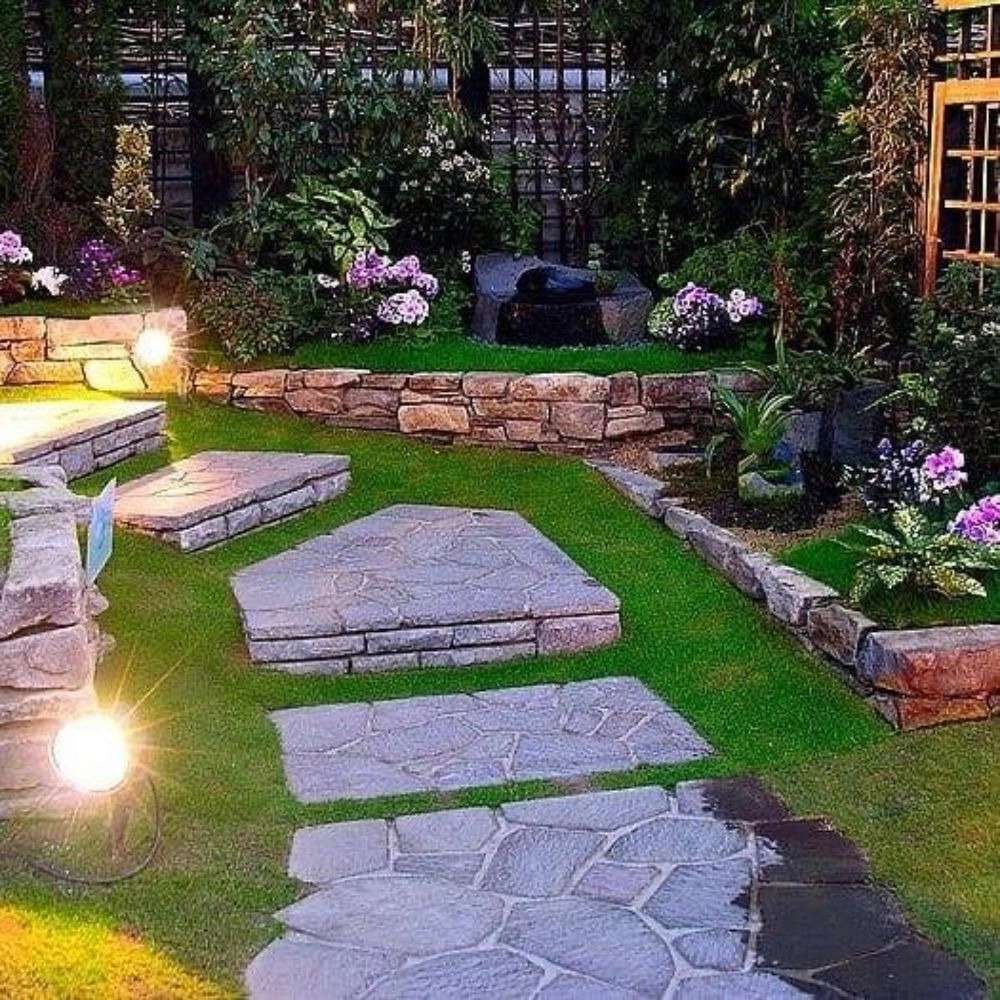 سنگ حکیمی اجرای سنگ لاشه سنگ مالون در دماوند