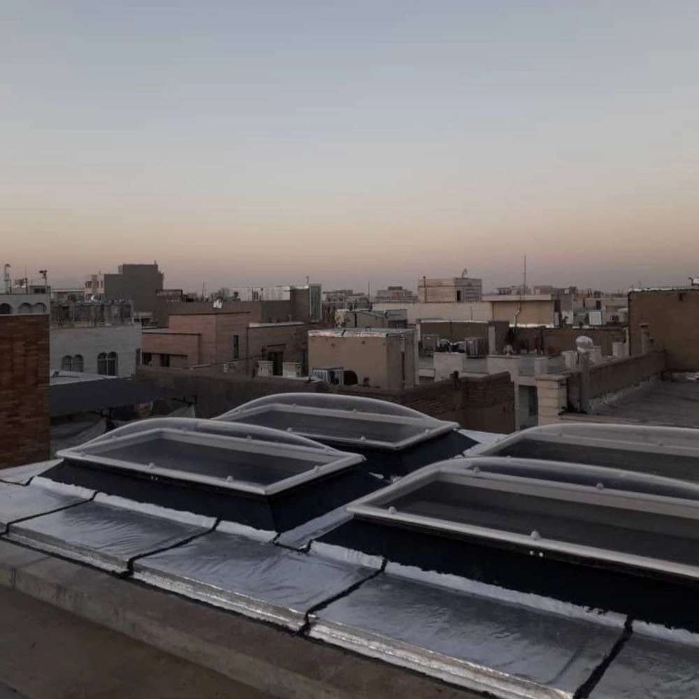طراحی و اجرای نورگیر حبابی و پوشش سقف در اراک