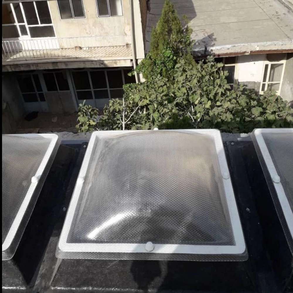 طراحی و اجرای نورگیر حبابی و پوشش سقف در اراک