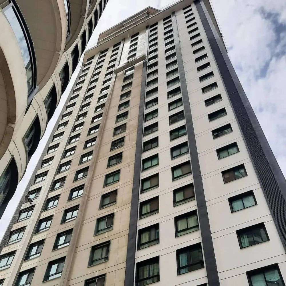 اجرای رنگ نمای ساختمان شرکت صبا