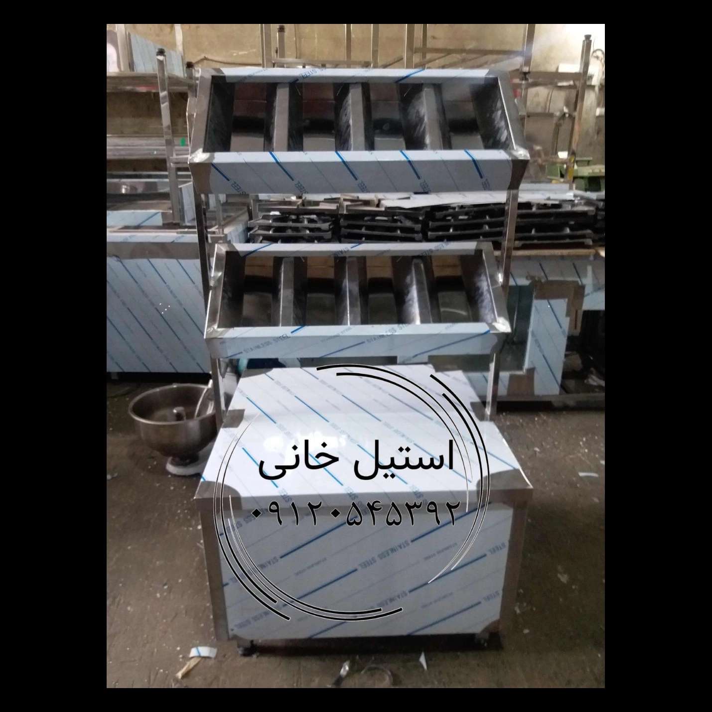 کانتر قاشق و چنگال استیل