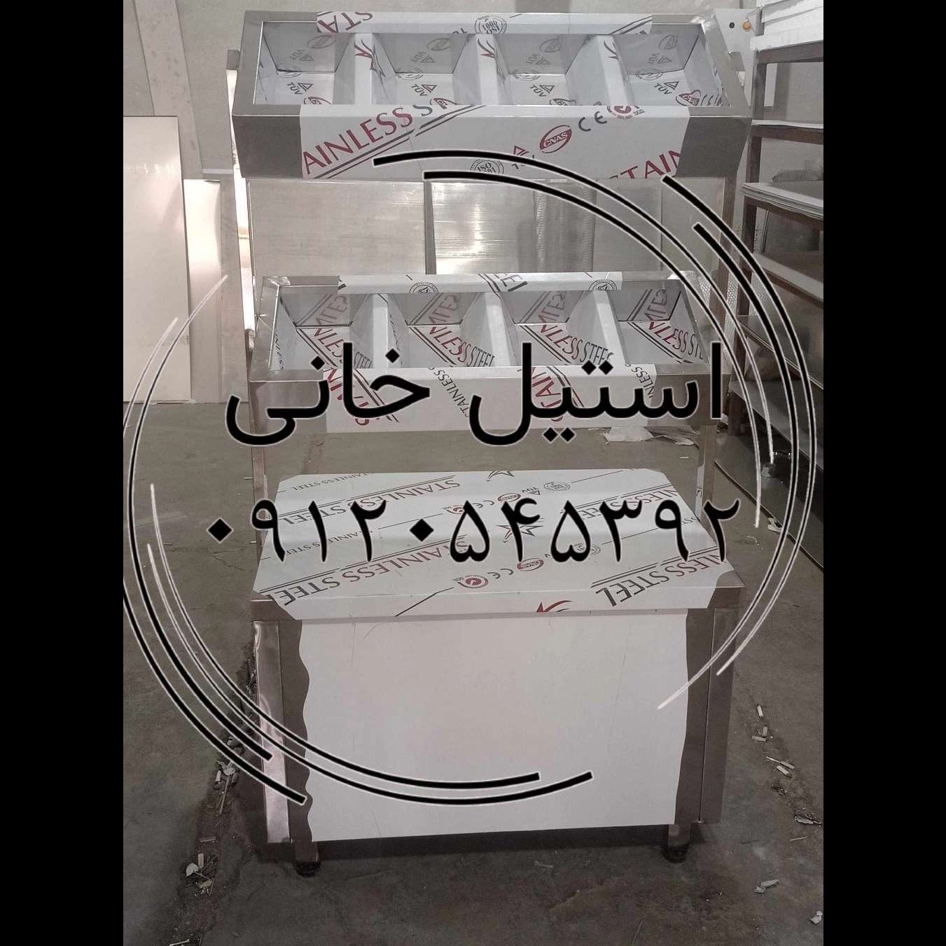 کانتر قاشق و چنگال استیل