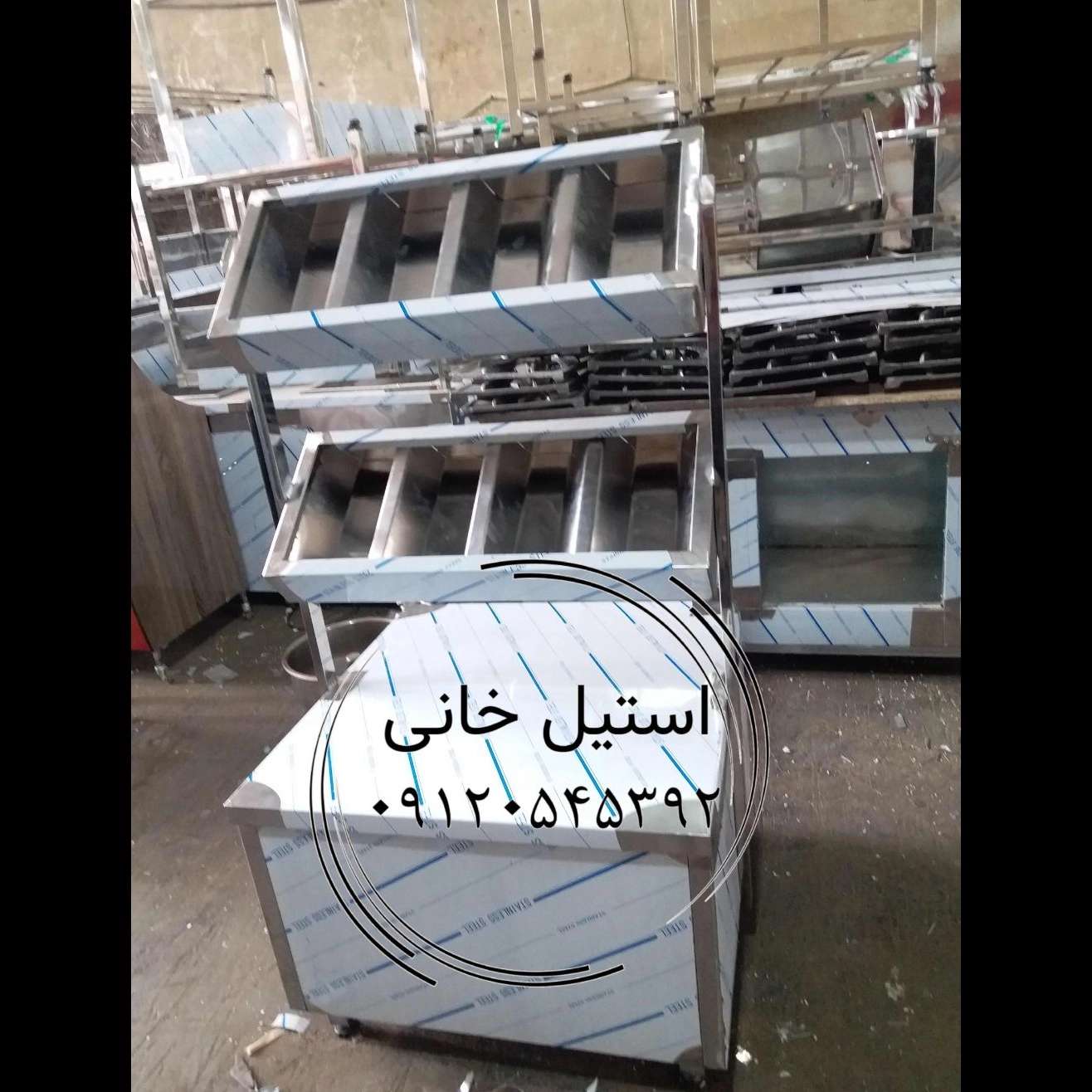 کانتر قاشق و چنگال استیل