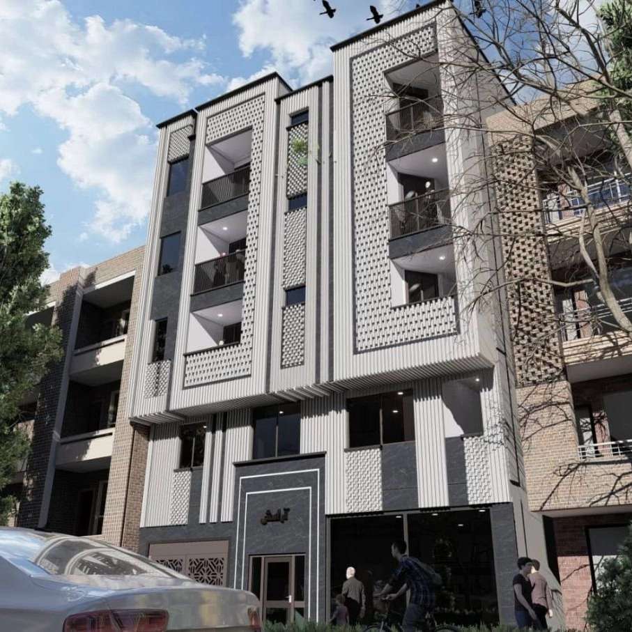 طراحی و اجرای نمای مدرن مهندس مینایی
