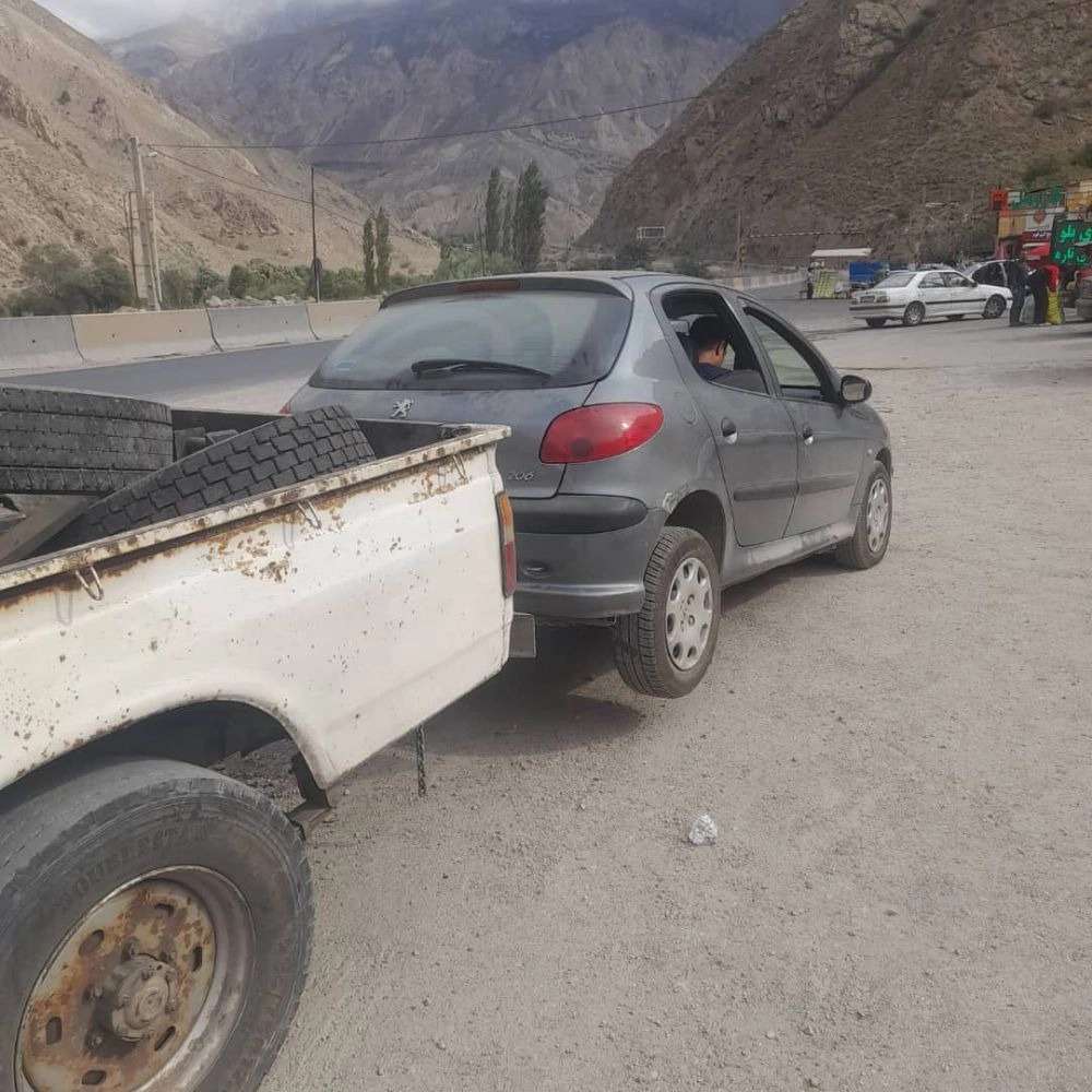 جرثقیل جاده هراز